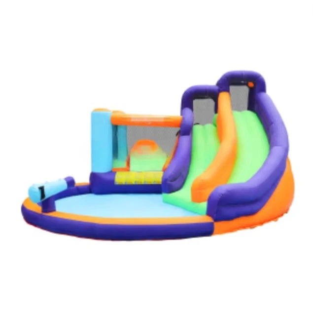 

Outdoor and Indoor Inflatable Castle Bouncy With Double Slide Inflatable Dry Slide for Kids and Adult Used