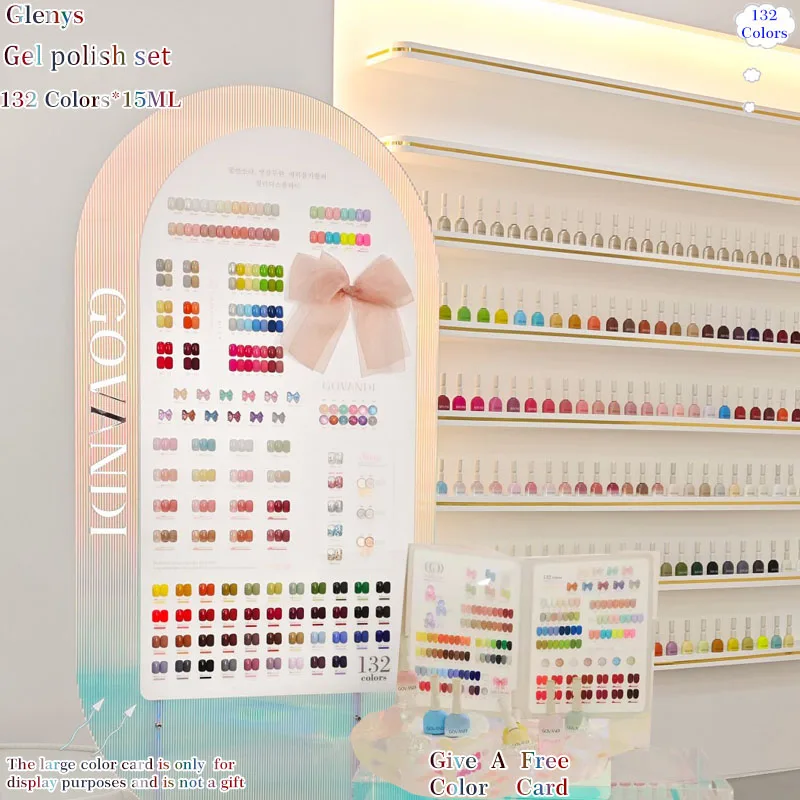 

Glenys 132 Crystal Sugar nail polish Gel Colorful Funny Advanced Soaking gel Subversion of the Original Sensory Varnish Set