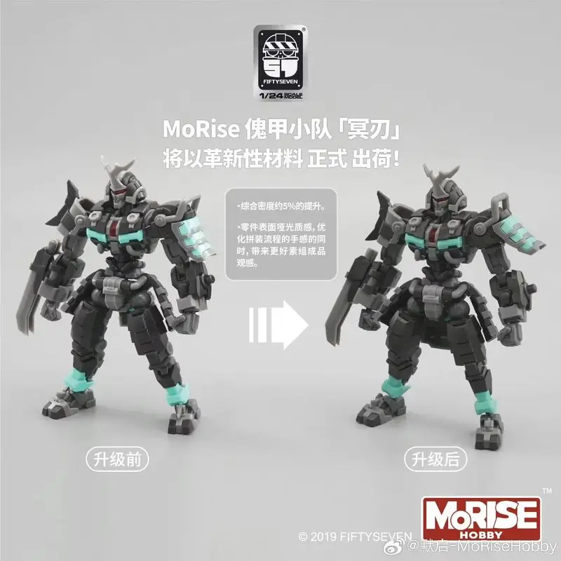 NEW TOYVERSE x FIFTYSEVEN 1/24 Action Figures No.57 ARMORED PUPPET MEIjIN Assembly Model Kit Toys Christmas Birthday Gifts