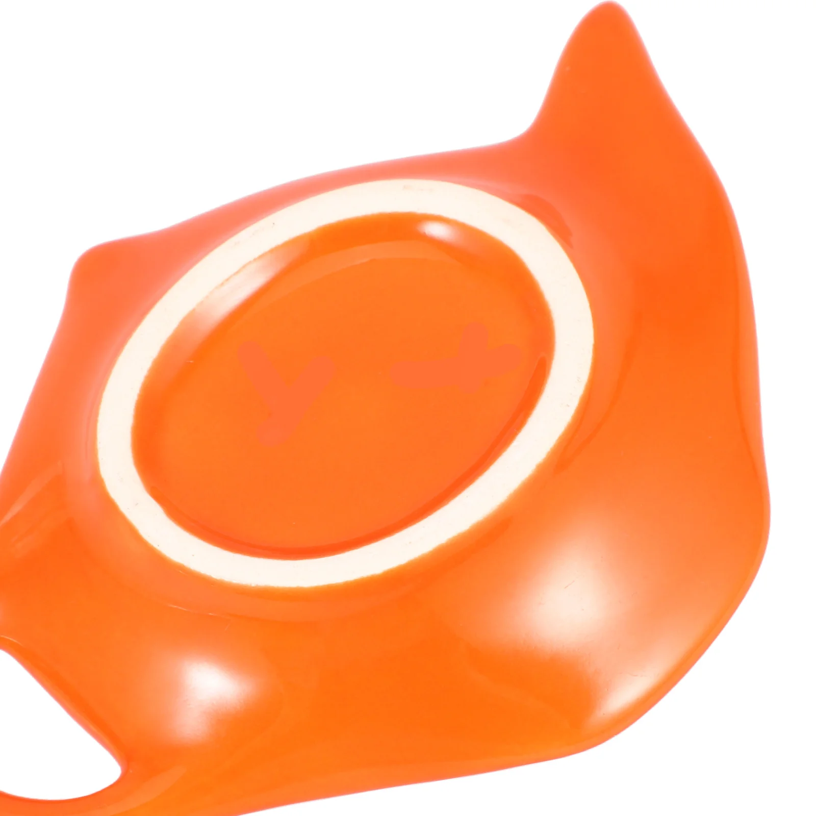 

2Pcs Ceramic Teabag Dish Small Creative Teapot-Shaped Holder Tray for Afternoon Tea Coaster Loose Tea Plate Seasoning Dish