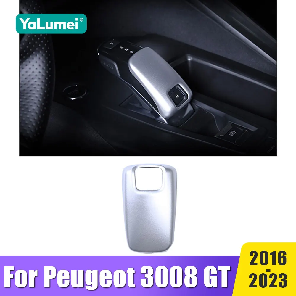 

Gear Shift Head Decorative Cover For Peugeot 3008 5008 GT Citroen C5 Aircross 2016-2018 2019 2020 2021 2022 2023 Car Accessories