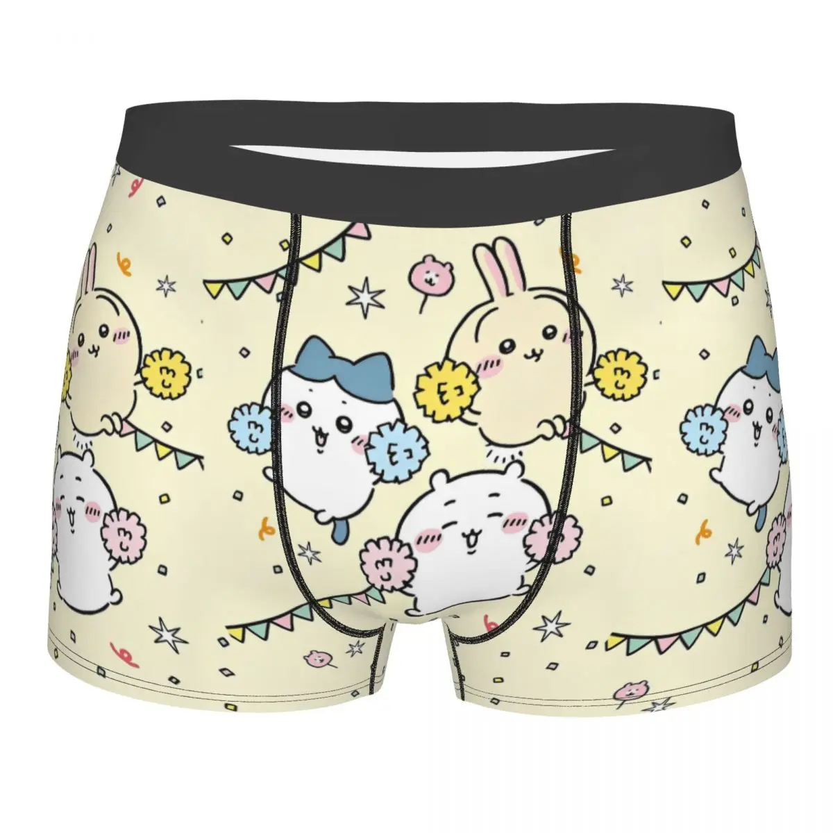 

Boxer Kawaii Chiikawa Cheerleaders Manga Shorts Panties Briefs Men Underwear Cute Japanese Anime Soft Underpants for Homme S-XXL