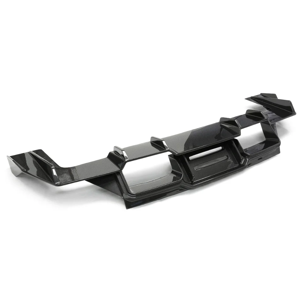 Good Fitment 100% Dry Carbon Fiber V Style Rear Diffuser for  G87 M2 Coupe 2023+ Rear Bumper Diffusercustom