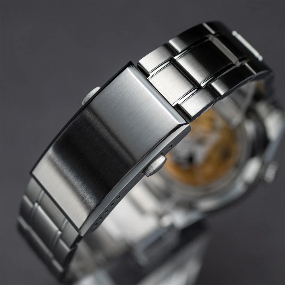Proxima 42mm Luxury Men Watch Meteorite Dial PT5000 SW200 Automatic Mechanical Business Wristwatches Sapphire BGW9 Luminous