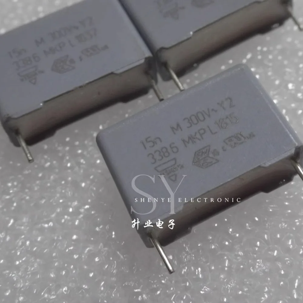 10 шт. MKP338 0,015 мкФ/300 В переменного тока 15nf 153 новый пленочный конденсатор Y2 15 мм