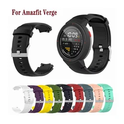 Silicone Wrist Strap For Xiaomi Amazfit Verge Replacement Sport Bracelet For Xiaomi Amazfit Verge 3 Wristbands Band Accessories