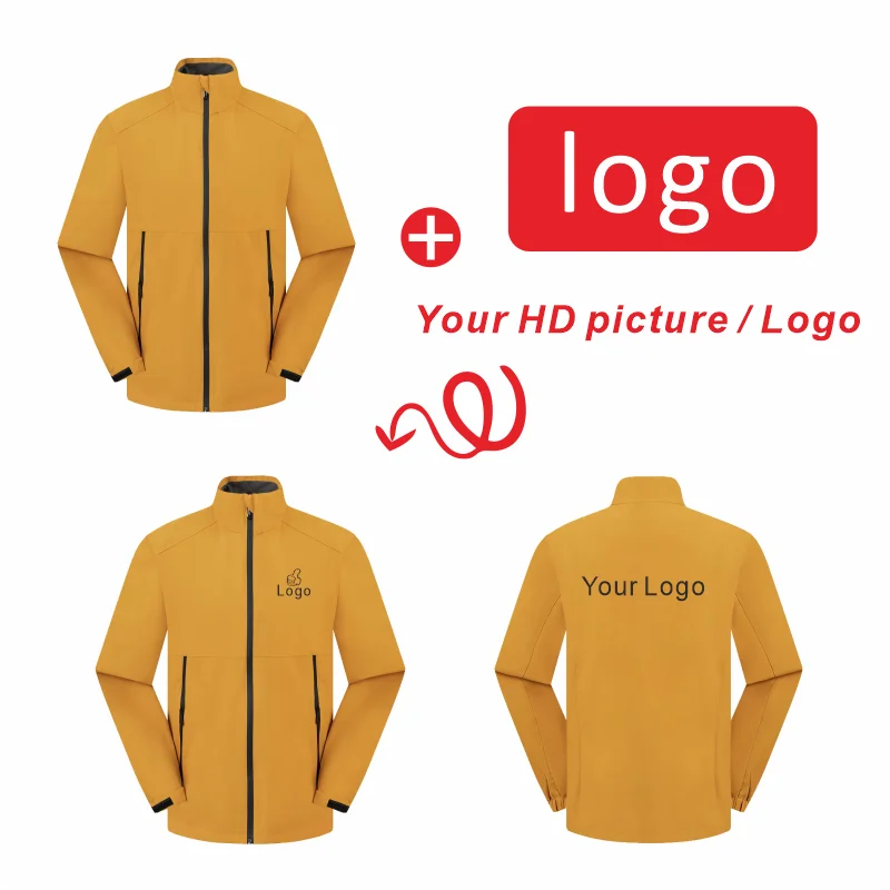 Customized autumn and winter logo camping outdoor thin anti-static windproof and warm single-layer assault suit