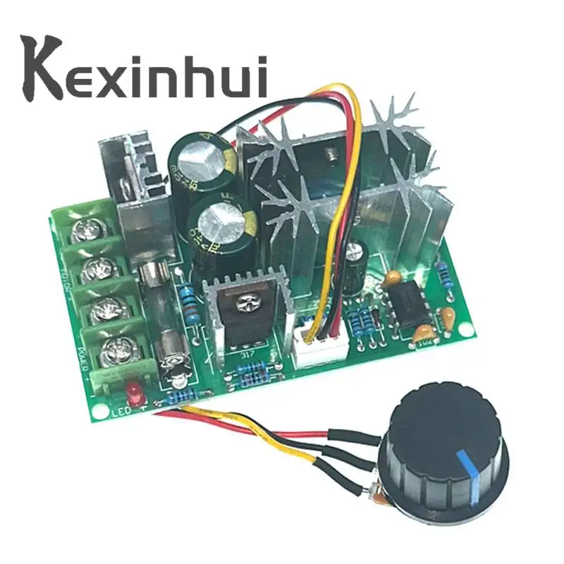 PWM وحدة تحكم في سرعة محرك التيار المستمر التبديل تيار مستمر 20A الجهد الحالي منظم 10-60 فولت PWM عالية الطاقة محرك وحدة 60A 12 فولت 24 فولت 36 فولت 48 فولت