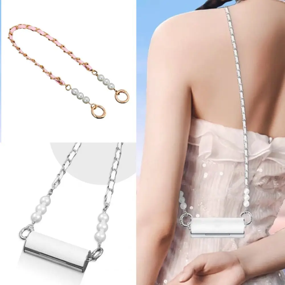 

Universal Shoulder Bag Strap Imitation Pearl Keychain Short Wrist Bag Chain Versatile Decoration Lanyard Fashion Bag Accessories