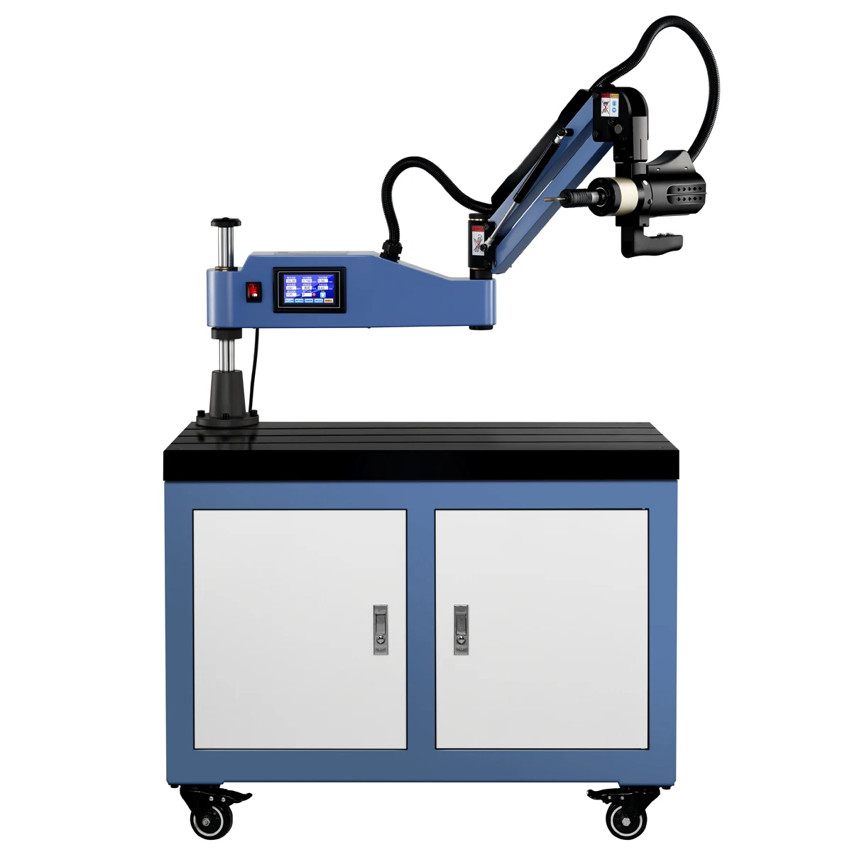 

Universal Easy Arm Touch Screen Electric Auto Tapping Machine 375-1000RPM M3 M12 M16 M20 Threading Powel Tool With Chucks