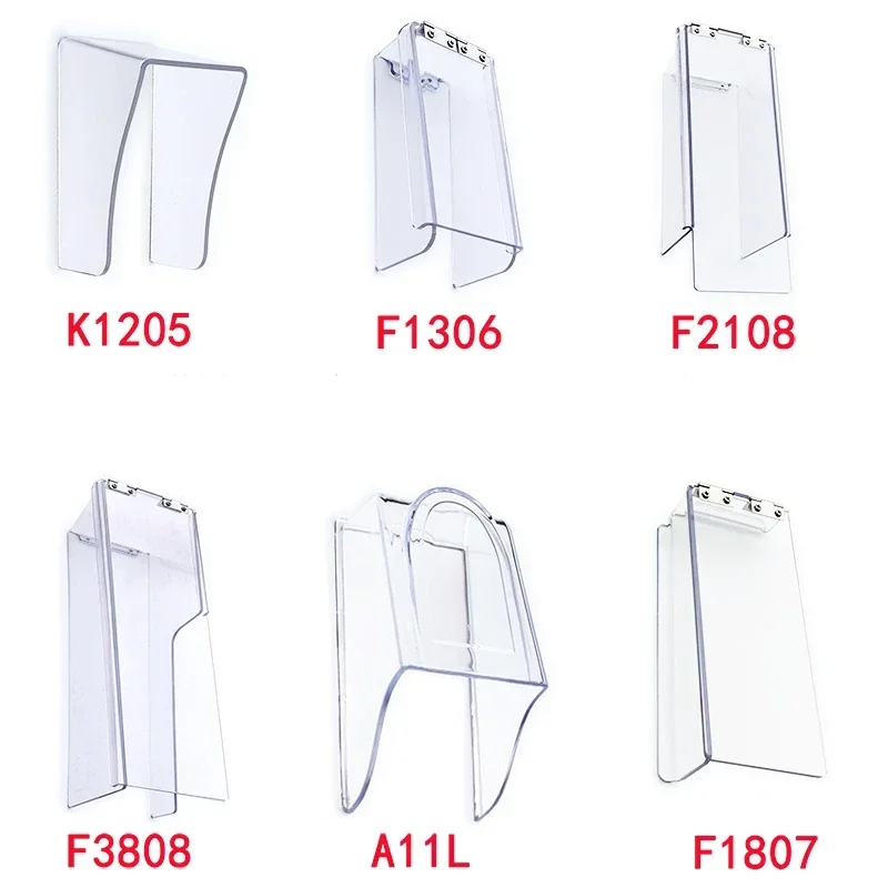 Impermeável Smart Door Lock Cover Fingerprint Lock Outdoor Flip Cover Tampa de Plástico Transparente