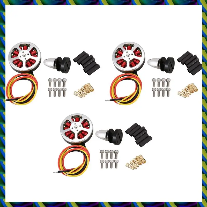 

Daily 3X 5010 360Kv High Torque Brushless Motors For Multi Copter Quad Copter Multi-Axis Aircraft-B
