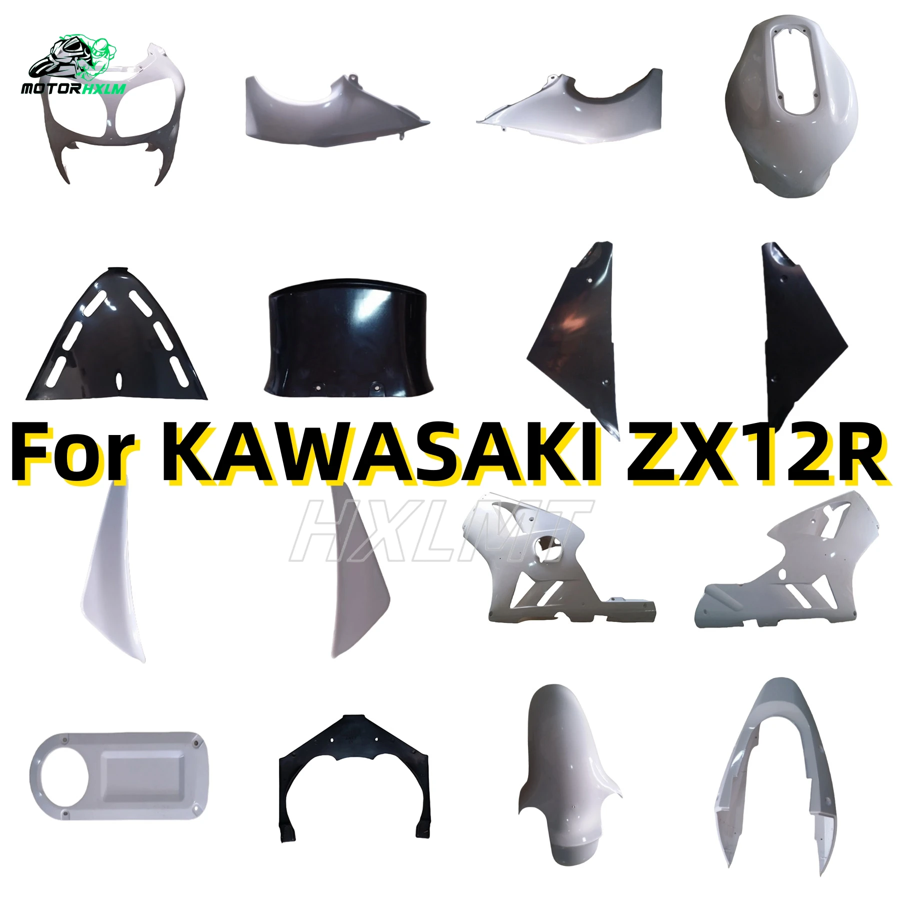 ZX12R 00 01 ABS Fairing Kit for Kawasaki ZX 12R 2000 2001 Motorcycle Customized Plastic High Quality Fairing Kit