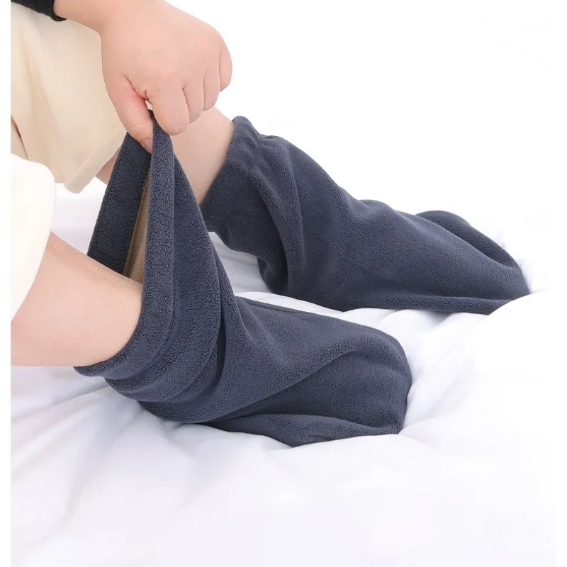 1 Pair Winter Warm and Loose Sleeping Socks for Men and Women Fleece Warm Foot Covers Sleeping Sock Foot Covers
