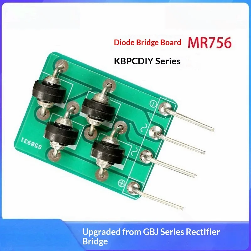 MR756 Diode Bridge Plate High Current, Upgrade GBJ Series Rectifier Bridge Recovery KBPC DIY Series