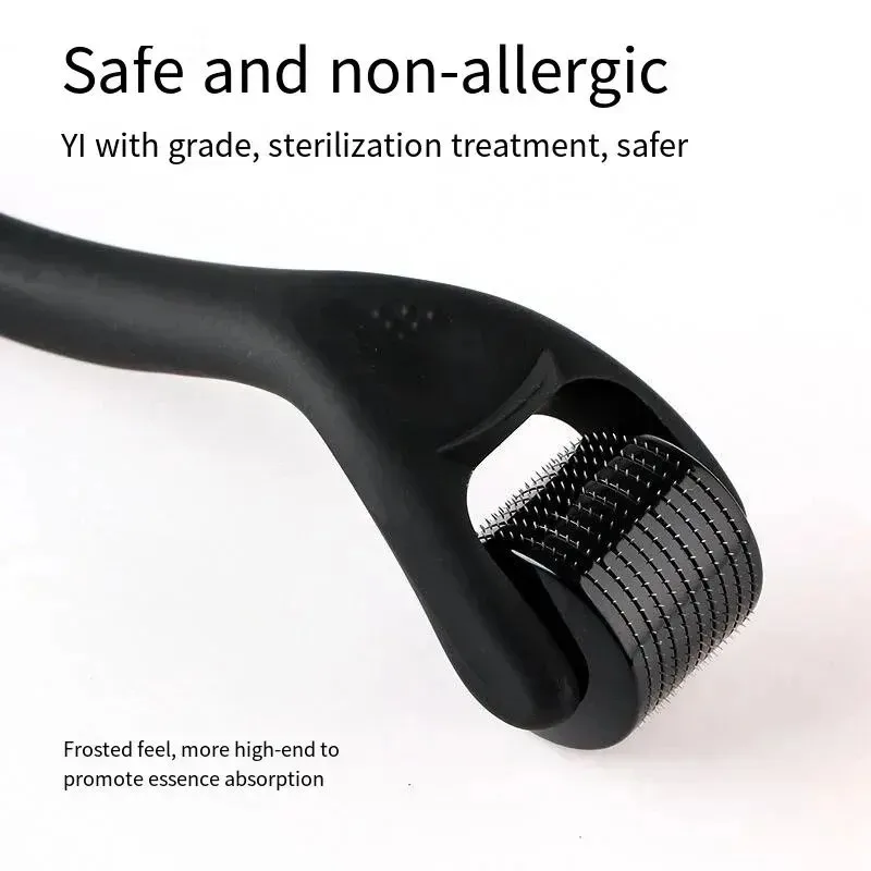 5 pz 540 Microneedling strumento per la crescita dei capelli del corpo rullo della pelle per baffi della pelle 0.2/ 0.25/ 0.3mm aghi Micro strumento rullo facciale