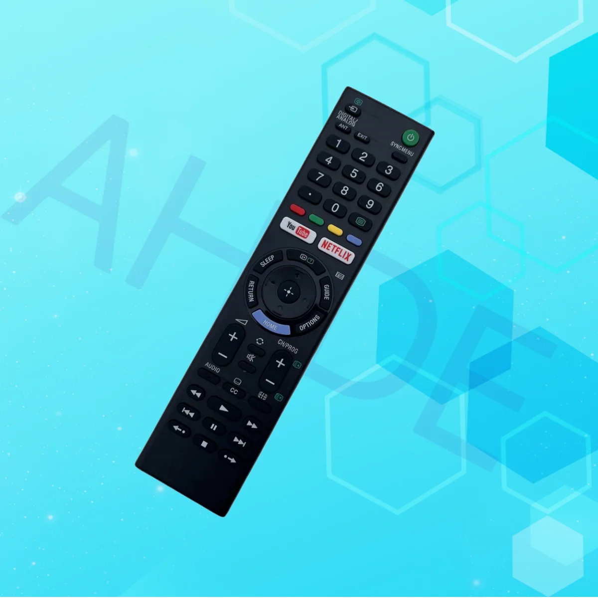 New Remote Control for Sony Bravia TV Models With KDL50W800C, KDL-50W800C, KDL50W850C, KDL-50W850C, KDL55W800C, KDL-55W800C