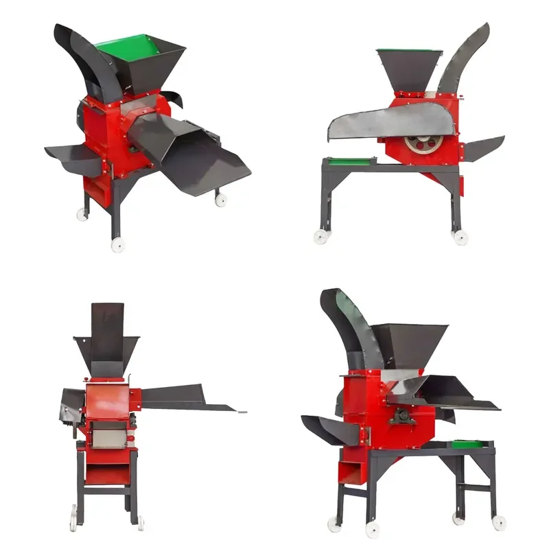New Guillotine Machine for Silk Kneading Household Grass Crusher Wet and Dry Grass Cutter for Cattle and Sheep Feed Corn