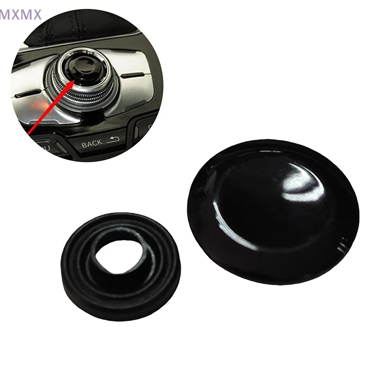 1 Set 8K0998068A Car Knob Joystick Button Cap Cover For A4 A5 A6 Q5 S5 S6 Avant 2008-2015 Cabriolet 2010-2015 Repair Parts