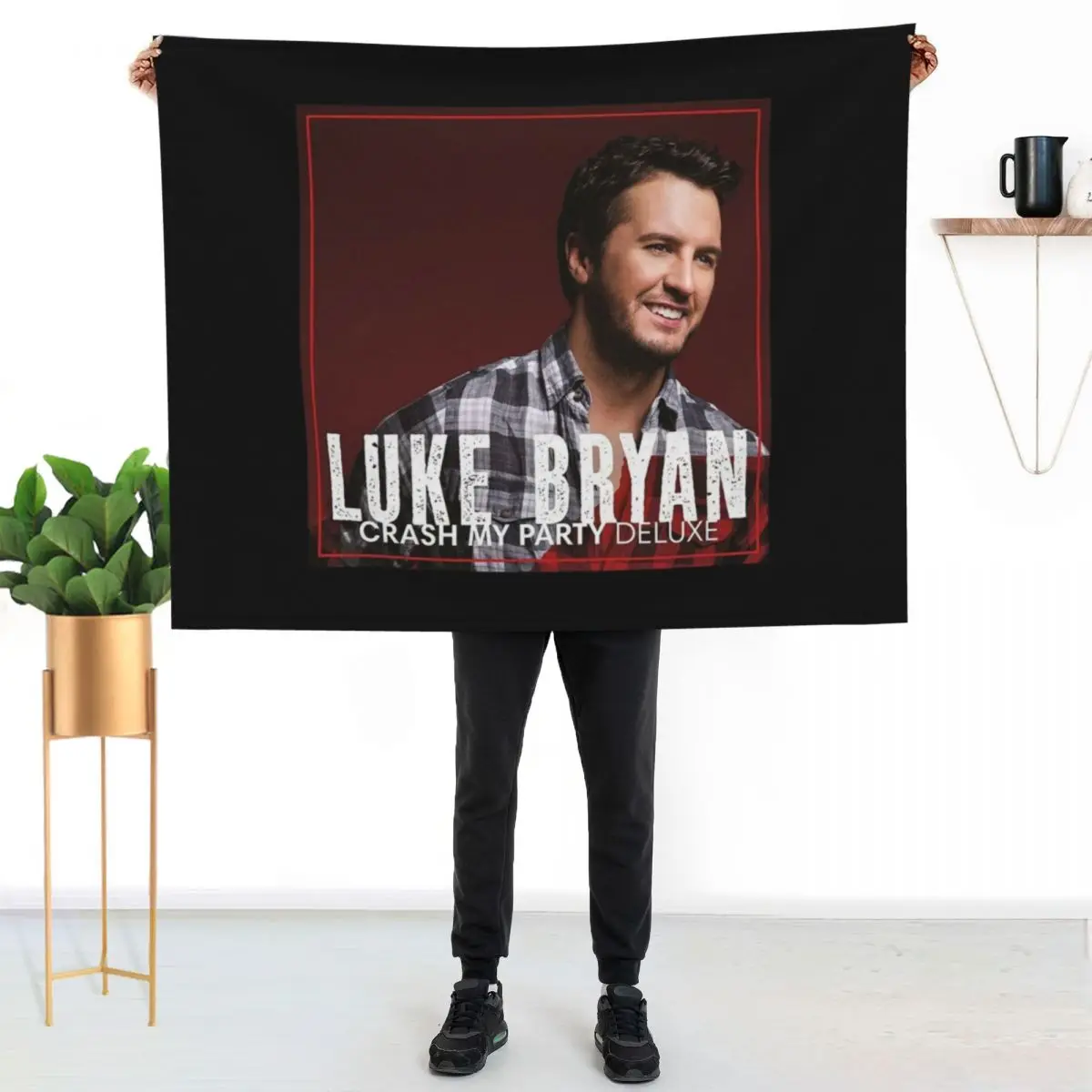 Crash my party Throw Blanket Quilt Hair Blankets For Bed Decorative Beds Weighted Decorative Sofa Blankets