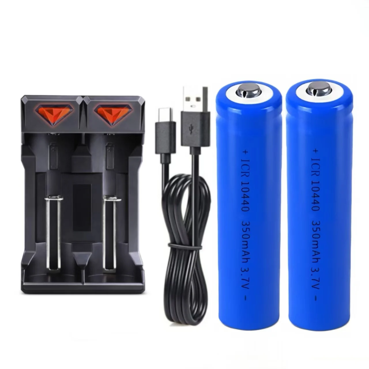 Batterie au lithium aste AAA pour lampe de poche, brosse à dents électrique, rasoir Ju479, haut-parleur, clavier, souris, jouet, 10440 V, 3.7 mAh, 350