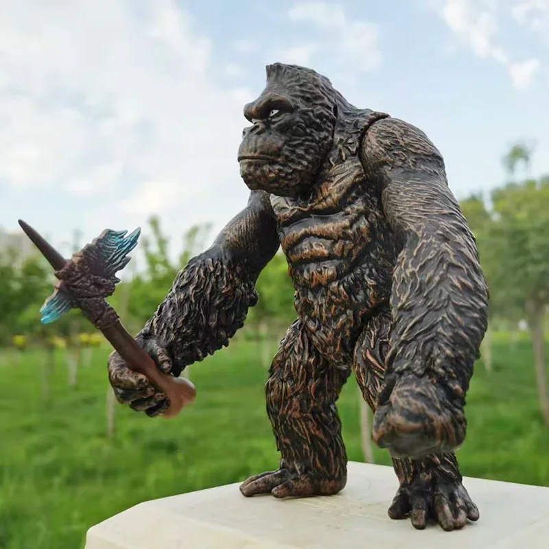 2024 New Godzilla VS King Kong Action Anime Figurie Large Godzilla King Ghidorah Soft Glue Monster Doll Model Ornaments Toys