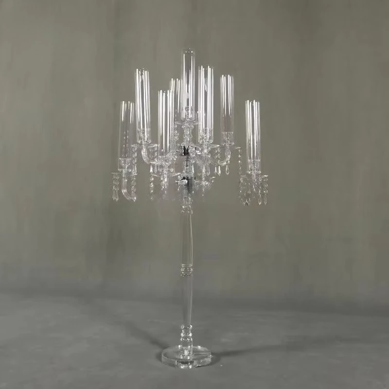 &c Modern Clear Acrylic Candelabra Centerpiece for Wedding Decoration Wholesale Offer