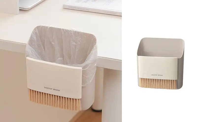 

Kitchen Trash Bin Home Storage Cabinet Large Basket Creative Sorting Trash Bin Desktop Trash Can Set for Bathroom Vanities