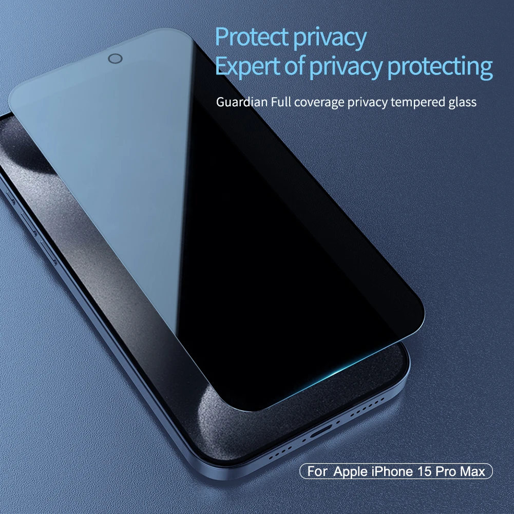 For iPhone 15 Pro Max Screen Protector NILLKIN Anti Peeping Glass Privacy Protection Tempered Glass For iPhone 15 /15 Pro