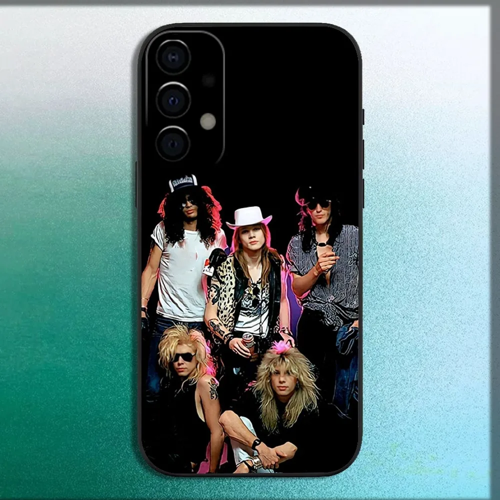 Band G-Guns N Roses Phone Case For Samsung Galaxy A13,A21s,A22,A31,A32,A52,A53,A71,A80,A91 Soft Black Cover