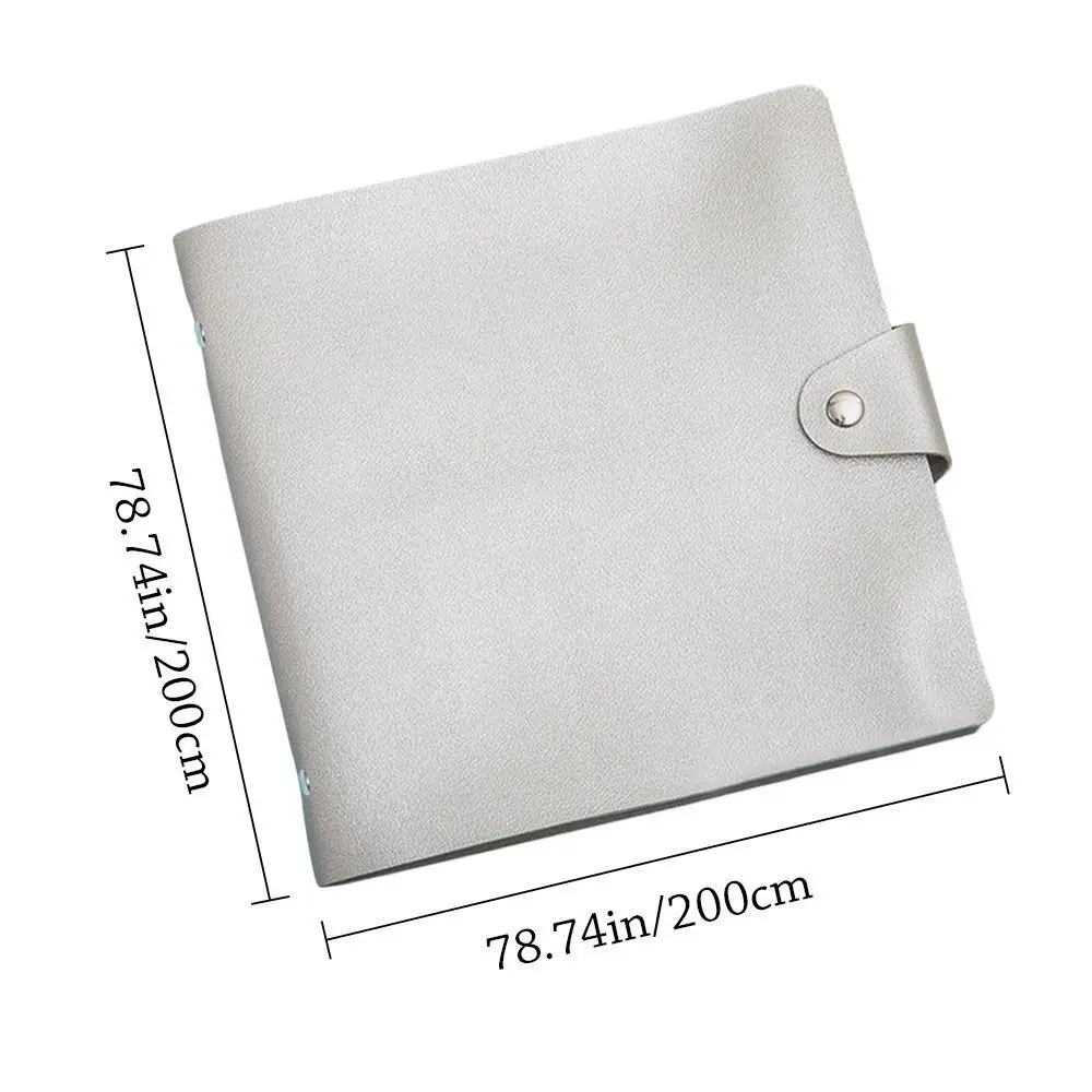 Save Money 200 Envelopes Money Saving Challenge PU Waterproof Money Collection Book Reusable Large Capacity