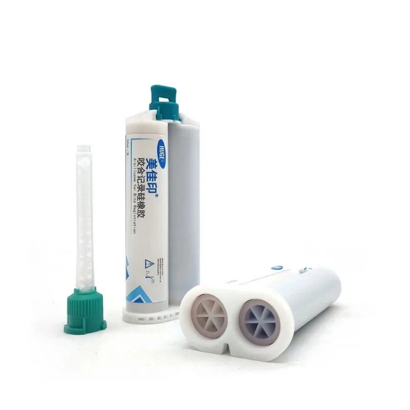 Imagen 7: Material de Silicona para Registro de Mordida Dental HUGE, 50ml, Elastómero para Impresiones Oclusales, Suministro de Laboratorio de Impresiones Dentales