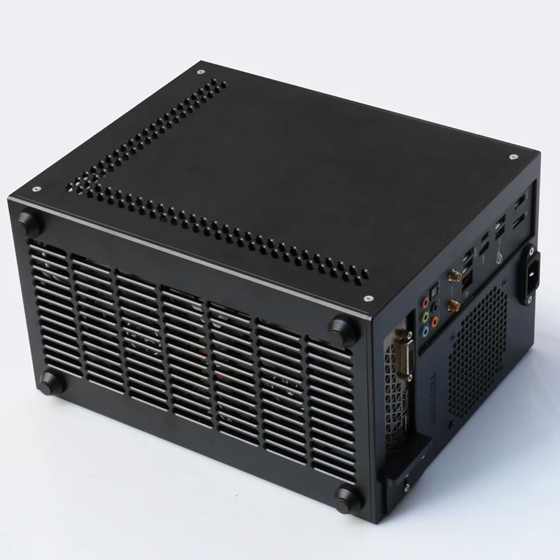 Feiyoupu T90 itx direct plug-in case, mini A4 computer desktop, aluminum alloy case, sfx power supply