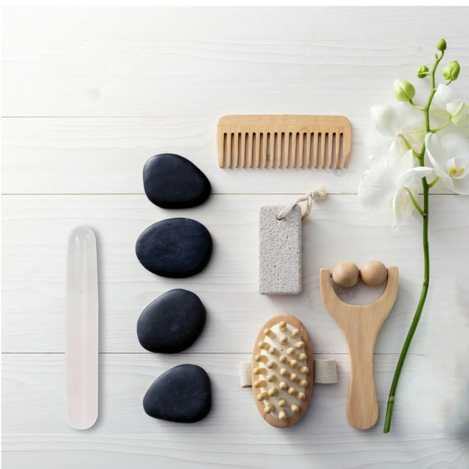 

Jade Guasha Stick Durable Practical Small Size Easy Carry Face Acupoint Therapy Massaging Tool Safe Skin-Friendly Jade Massage