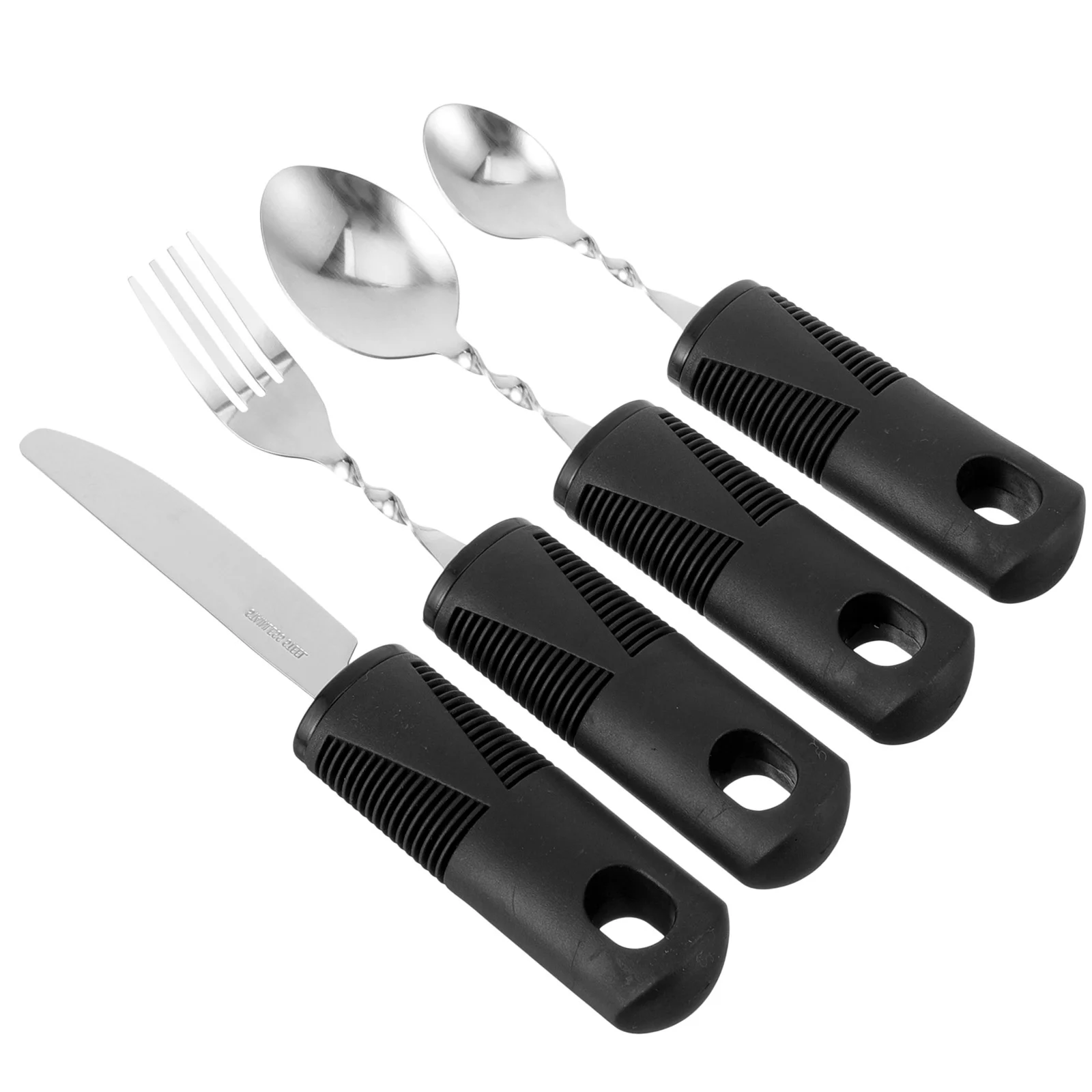 

Disabled Cutlery Weighted Feeding Utensils Elderly Adaptive Spoon Fork Tableware Eating Parkinsons Utensil Angled Set Self