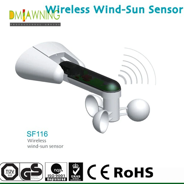 Wholesale Awning parts Wireless Wind-Sun Sensor for Automatic Retractable Awning DM116W