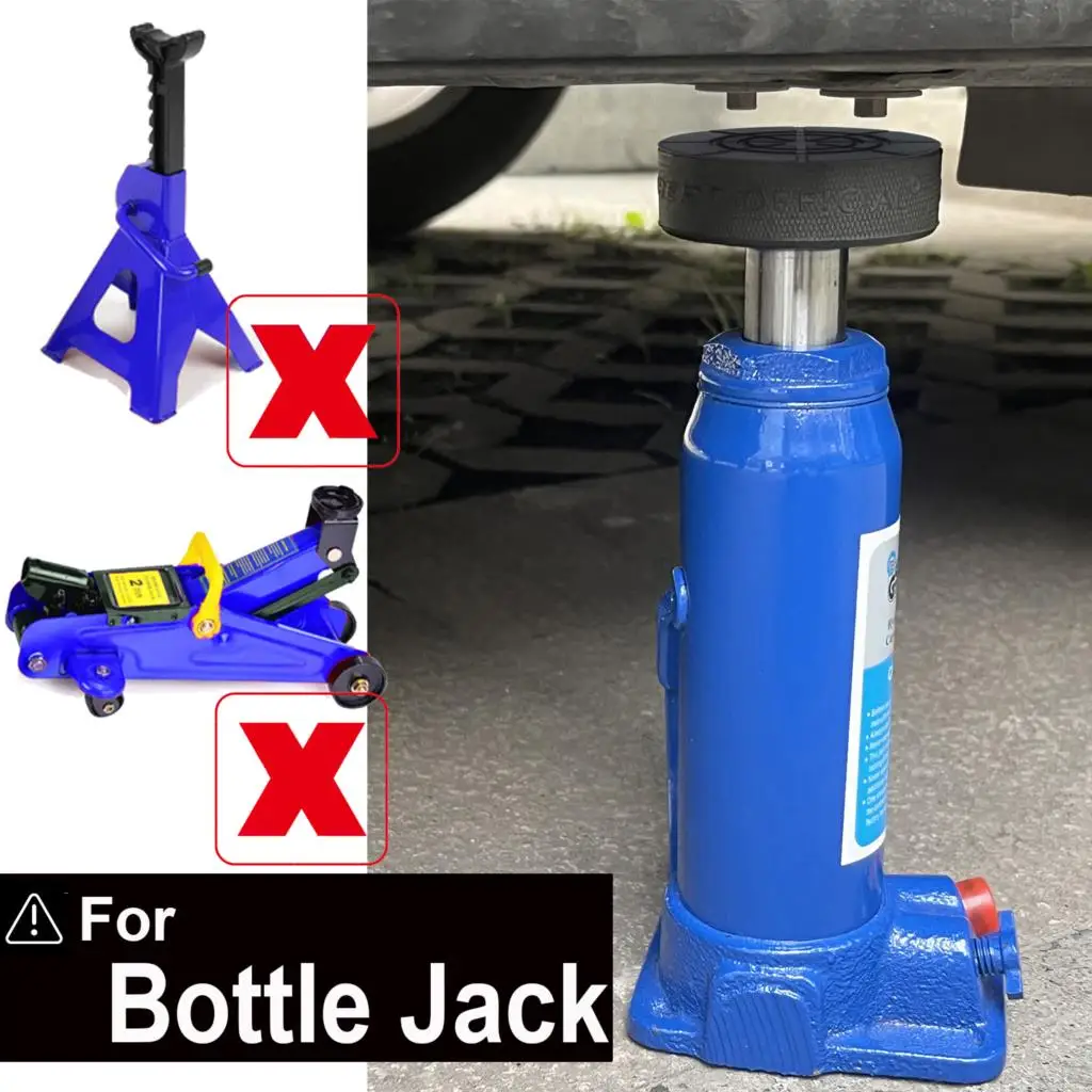 Rubber Bottle Jack Pad Support Point Adapter Jacking Car Removal Repair Tool For 2 Ton Bottle Jacks Auto Accessories 60x20mm New