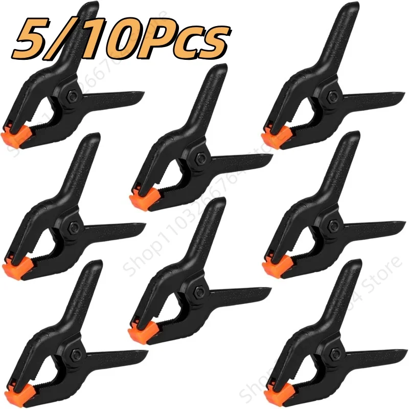 5/10Pcs 2inch Plastic Wood Working Tools Spring Clip Photography Studio Background Stand Holder Clips Photo Studio Accessories