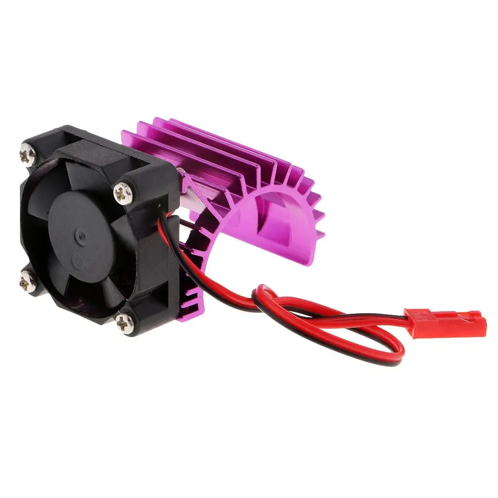 Aluminum Motor Sink W/ Cooling Fan for 370/380 Motor RC Car