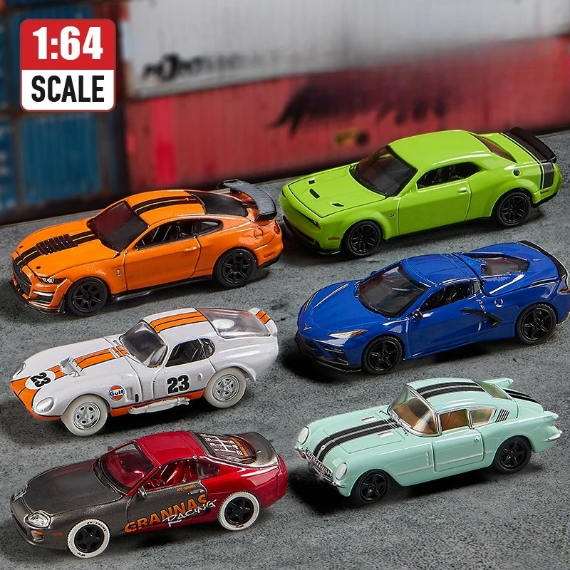 1:64 pontiac firebird t1 gt500 série liga requintada mini modelo de carro simulação clássico carro esportivo deslizante brinquedo carro ornamento