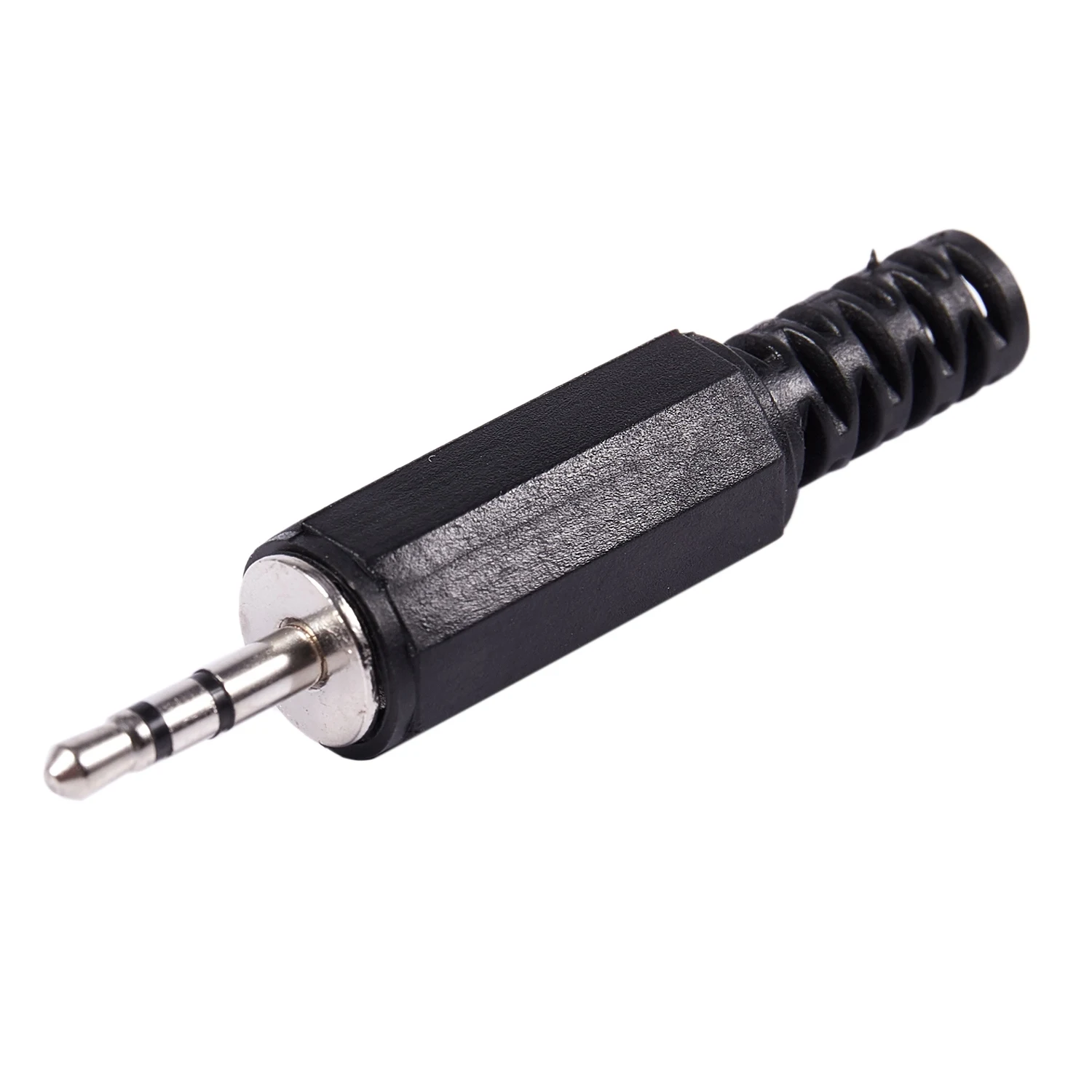 ABFKL 6pcs 2.5mm Stereo Male Plug Jack DIY Solder Headphones Audio Connector