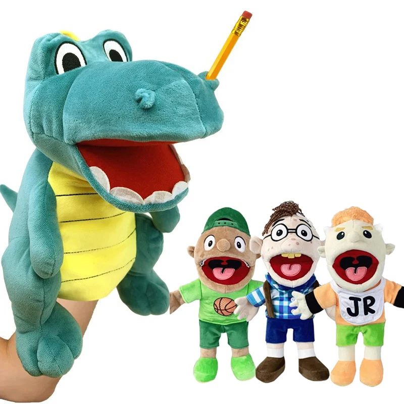 New Booger Puppet Jeffy Pet Hand Muppet Boy Junior Cody Joseph Plush Toy Stuffed Animal Talk Show Open Mouth Playhouse Kids Gift