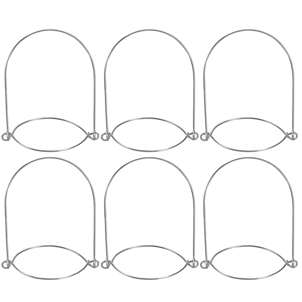 

6pcs Mason Handles Hanger Tinplate Twine 70mm 86mm Mason Jar Handles Diameter Fit Replacement Home Decor Party Yard