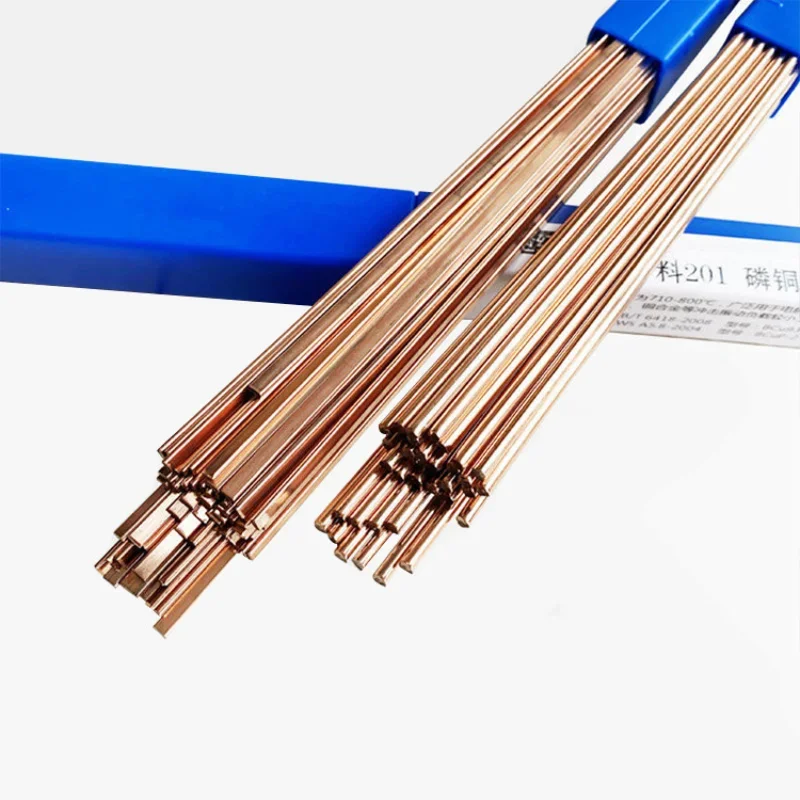 

50cm Brass Brazing Welding Rod Phosphorus Copper Electrode Welding Wire Soldering Rod Bronze No Need Solder Powder