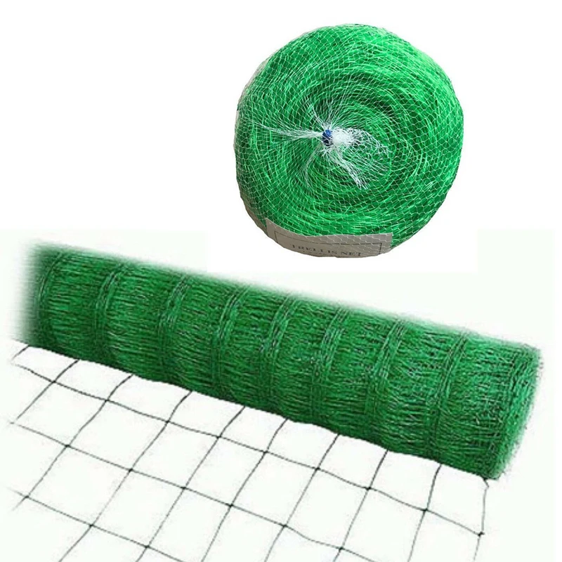 

Climbing Plants For Green Plastic Trellis Netting Commercial Grade Trellis Netting Breeding Net