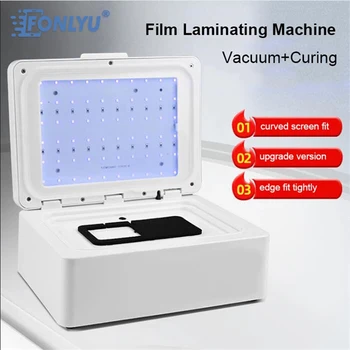 FONLYU Vacuum UV Curing Laminator for Curved Smartphone Screen Protector Hydrogel Film Bubble Remover Phone Repair Tool Kits