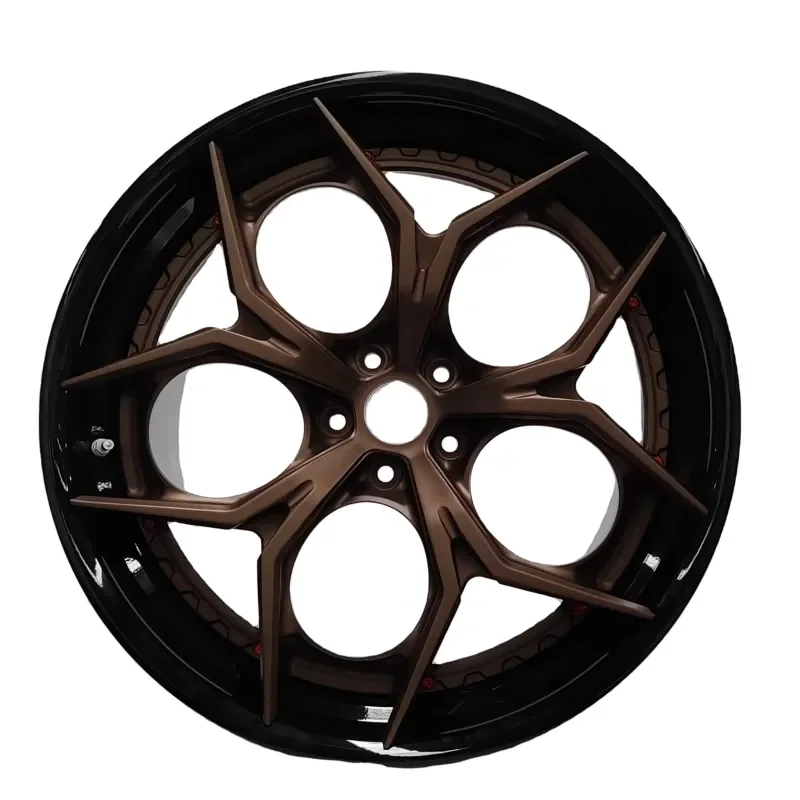 

Customized 2 Piece Forged Aluminium Alloy Wheels with Petal Hub Center Disc New