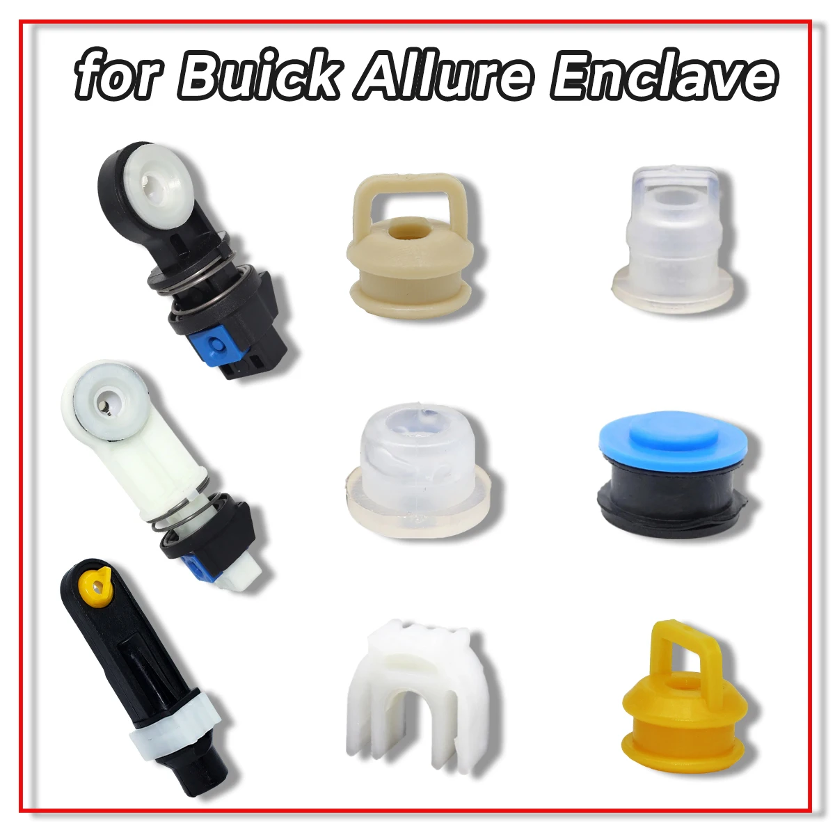 

Gear Shift Cable Linkage Bushing Clips Lever End Connector Adapter Selector Grommet for Buick Allure Enclave AT MT Adjuster Kit