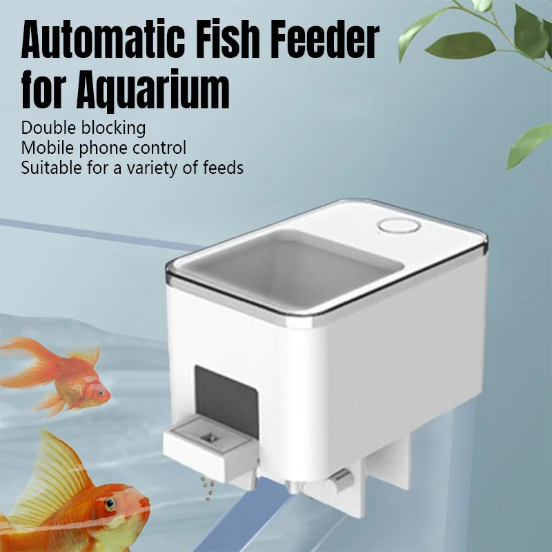 

Fish Tank Automatic Fish Feeder Remote Intelligent Timed Feeder Turtle Feeding Machine Fishbowl Supplies Aquarium Accessories
