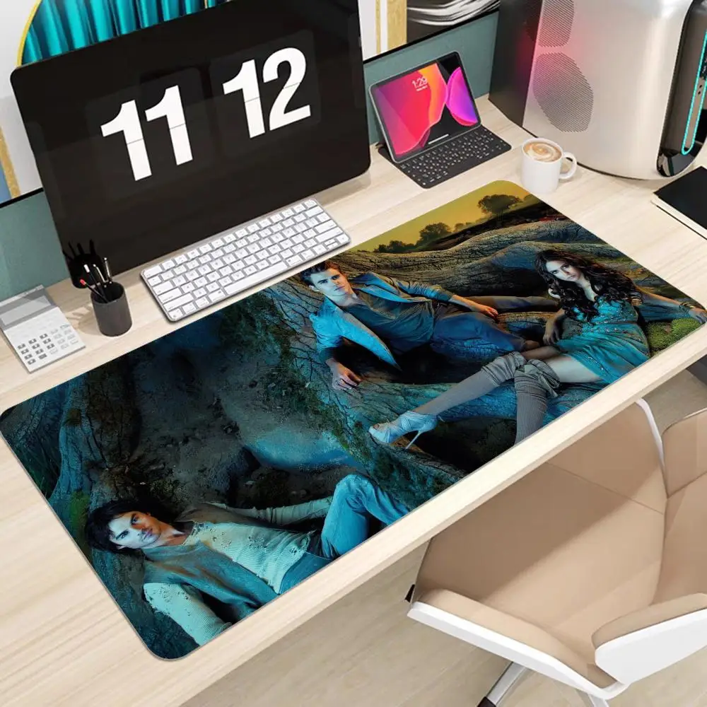 The Vampire Diaries Mousepad INS Tide Large Thickened Mouse Pad Oversized Gaming Keyboard Notebook Table Mat for PC Computer